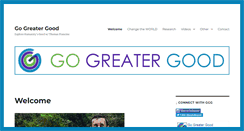 Desktop Screenshot of gogreatergood.com